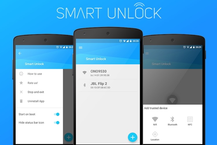 Smart Unlock با ورود به محدودهی امن، قفل امنیتی گوشی را غیرفعال میکند