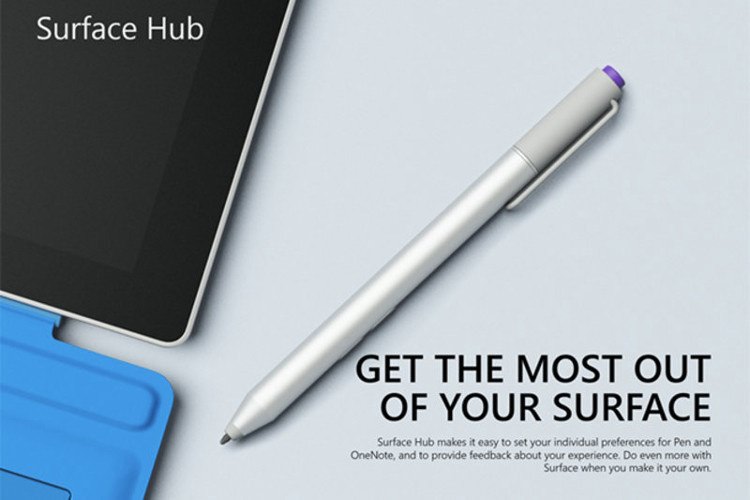 مایکروسافت Surface Hub را برای تغییر تنظیمات قلم سرفیس پرو 3 ارائه کرد