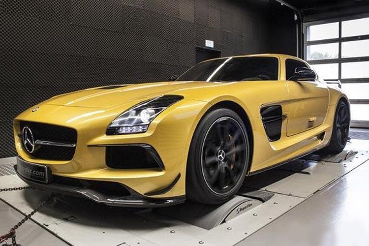 مرسدسبنز SLS 6.3 AMG Black Series توسط تیونر آلمانی mcchip زیر تیغ جراحی رفت