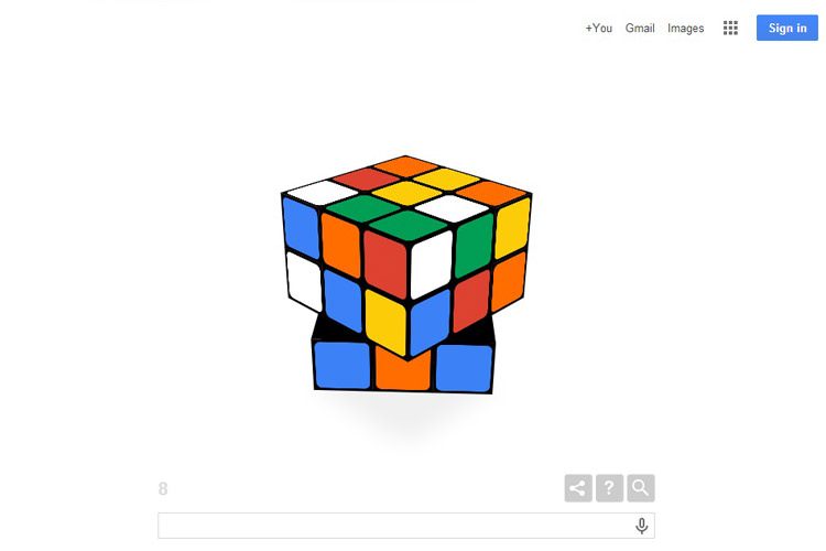 مکعب روبیک 40 ساله شد؛ Doodle جدید گوگل با نمونهی مجازی این مکعب در انتظار سوزاندن فسفرهای مغز شما است