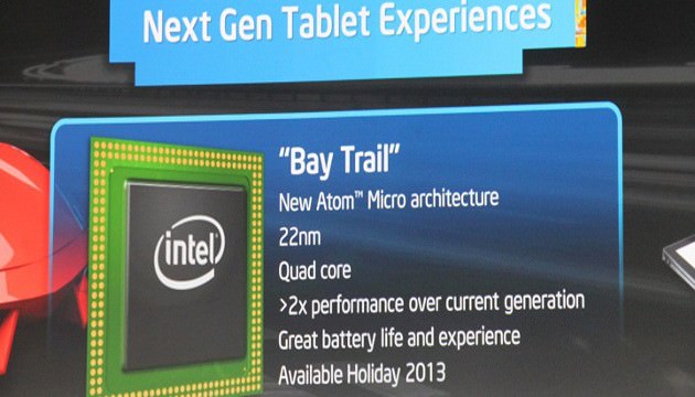 لپتاپ و تبلتهای مبتنی بر پردازنده Bay Trail اینتل با قیمت 399 دلار وارد بازار میشوند