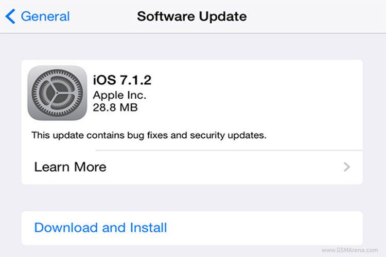 اپل بروزرسانی iOS 7.1.2 و OS X 10.9.4 را ارائه کرد