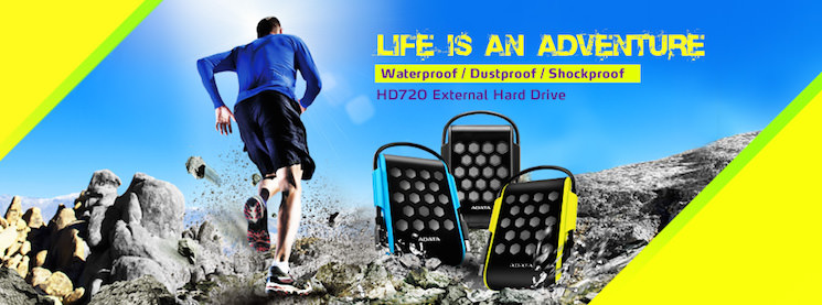 هارددیسک ADATA مدل ضدآب، ضد ضربه و ضد گرد و غبار HD720