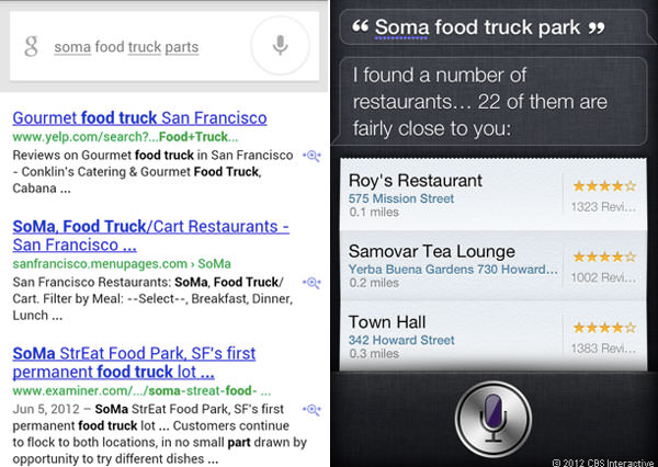 GoogleVoiceActions Siri FoodStrucks