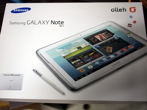 Galaxy Note 10.1 Front