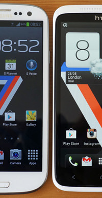 Galaxy S III vs HTC One X