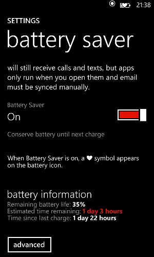 Battery-Saver-Mode