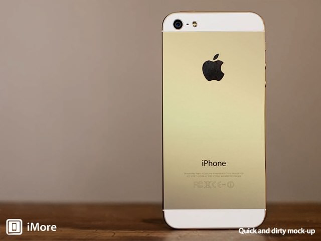 gold iphone 5s other mockup