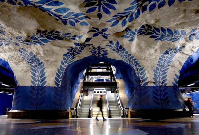 زیباترین ایستگاه‌های مترو جهان