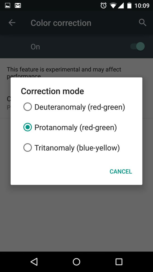Built-in-color-correction
