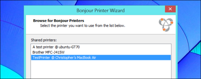 how to connect mac to printer on windows network