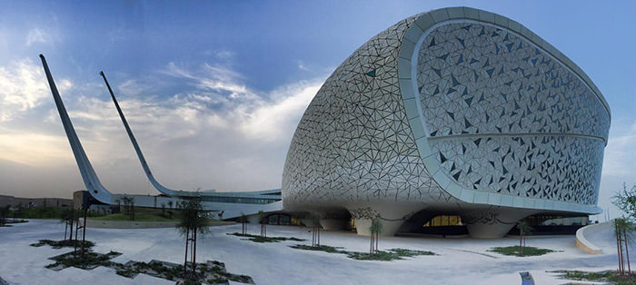 نگاهی به معماری متفاوت مسجد دانشگاه مطالعات اسلامی در قطر