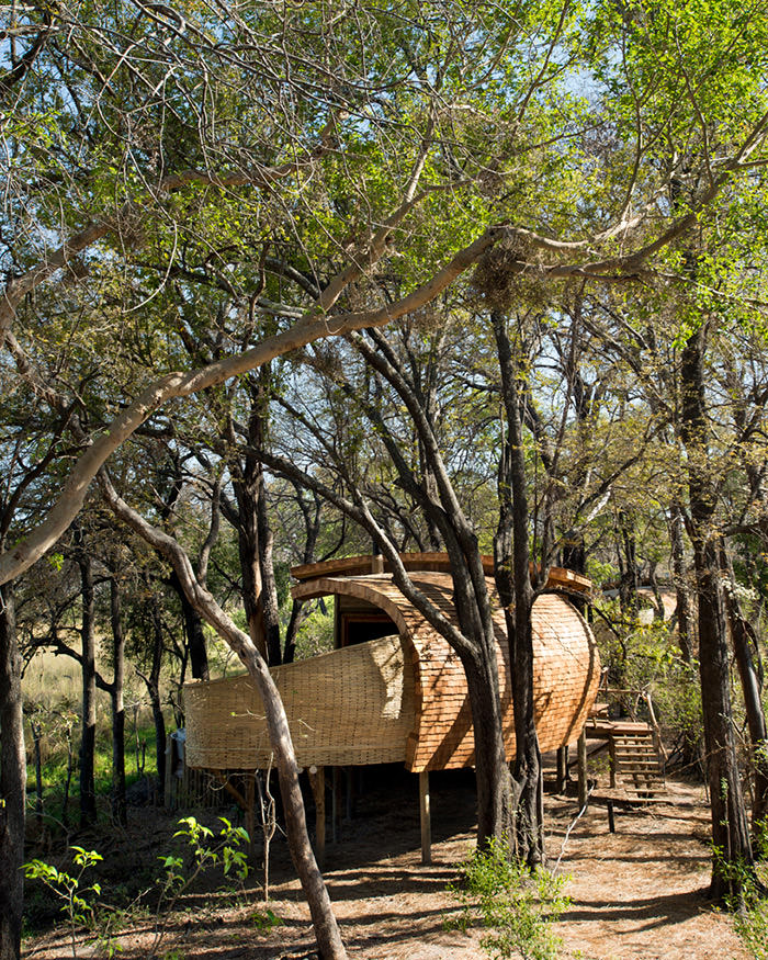 اقامت‌گاهی مدرن در کشور بوتسوانا که تجمل و احترام به طبیعت را تلفیق کرده است