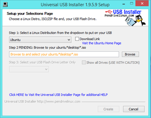 how to install linux with usb